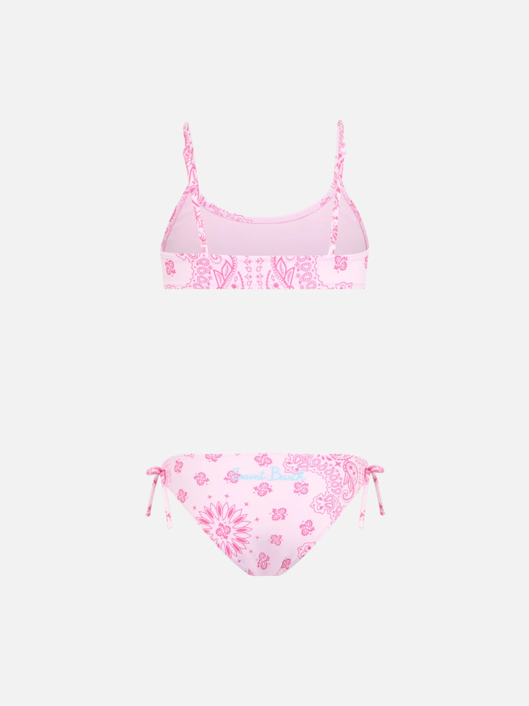Rosa Bandana-Bralette-Bikini für Mädchen von Jaiden