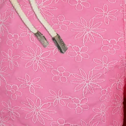 Rosa bestickte Badeshorts