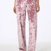 Rosa Chenille-Jogginghose Yvonne für Damen