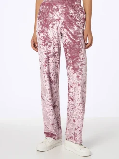Rosa Chenille-Jogginghose Yvonne für Damen