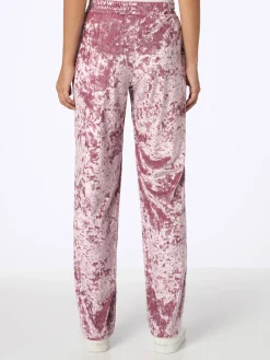Rosa Chenille-Jogginghose Yvonne für Damen