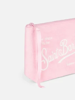 Rosa Frottee-Pochette Aline