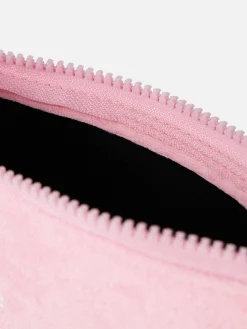 Rosa Frottee-Pochette Aline
