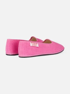 Rosa Frottee-Slipper für Damen | MY CHALOM SPECIAL EDITION