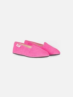 Rosa Frottee-Slipper für Mädchen | MEINE CHALOM-SONDERAUSGABE