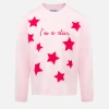 Rosa Langarm-T-Shirt Penny für Mädchen mit „I’m a star“-Stickerei