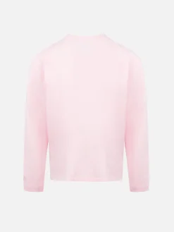 Rosa Langarm-T-Shirt Penny für Mädchen mit „I’m a star“-Stickerei