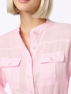 Rosa Leinen-Playsuit Hanniel für Damen