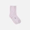 Rosa Melange-Socken für Damen