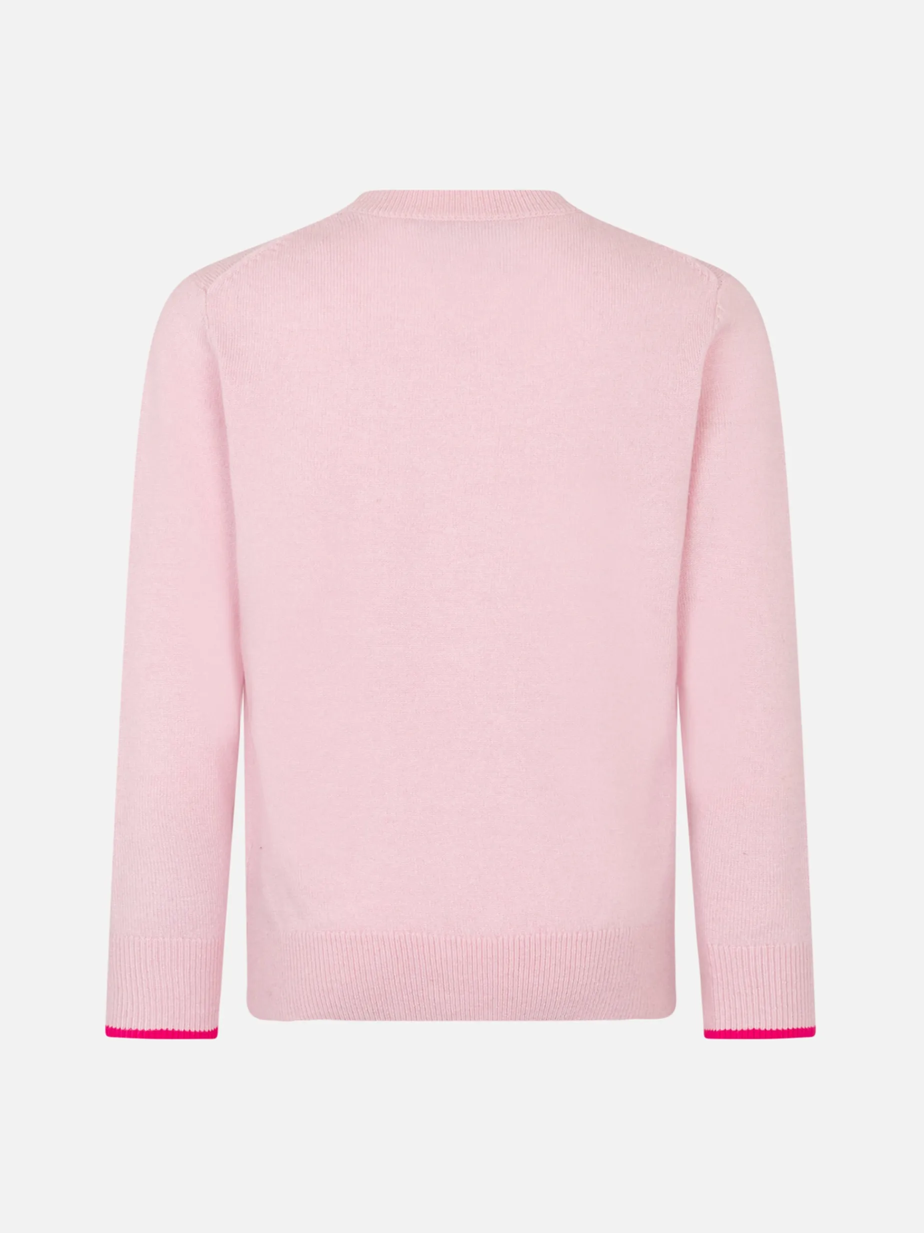 Rosa Pullover für Mädchen mit Rundhalsausschnitt und Barbie-Aufdruck | BARBIE-SONDEREDITION