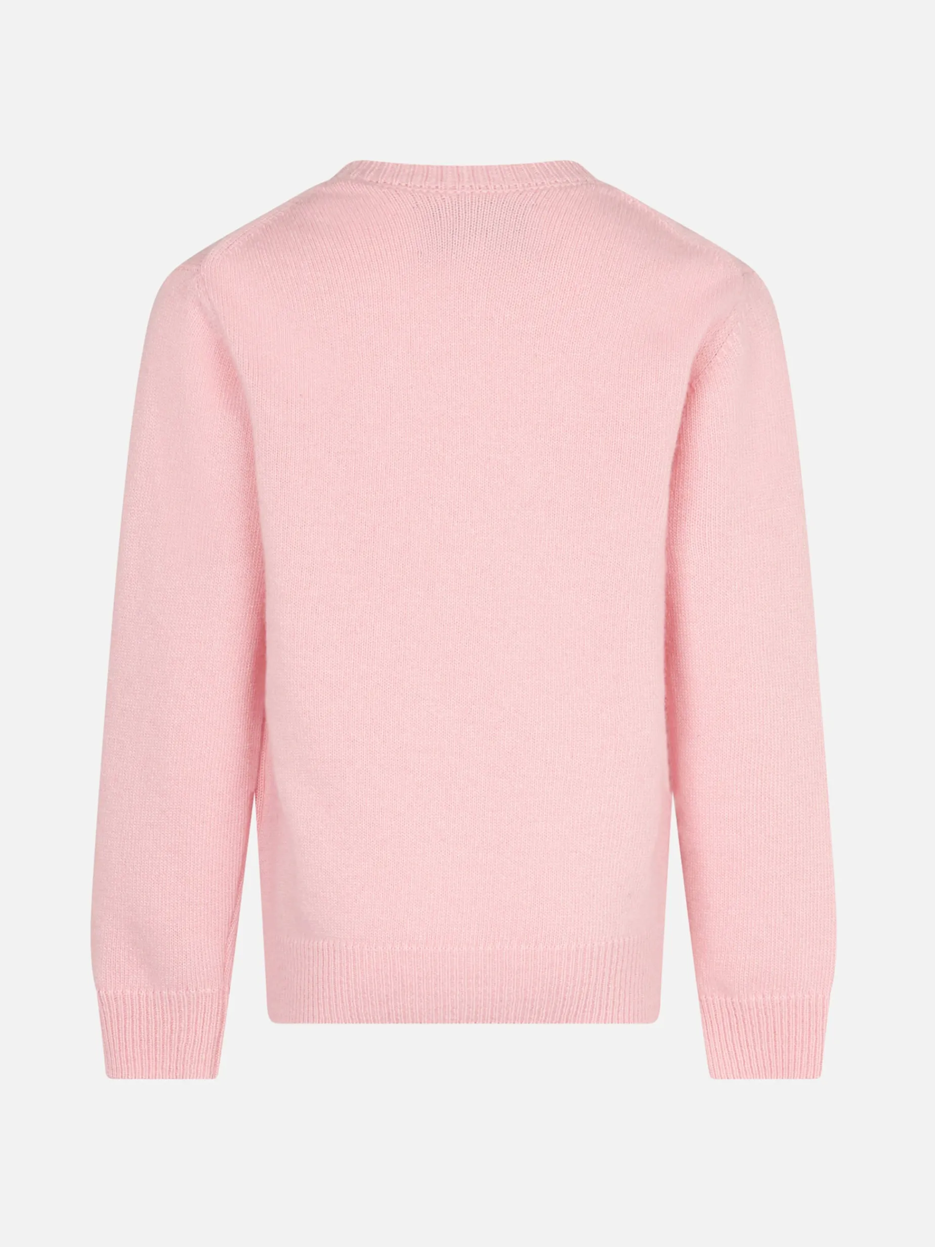 Rosa Pullover für Mädchen mit Rundhalsausschnitt und Pink Panther Ancora Tu? Drucken | DIE PINK PANTHER SONDEREDITION