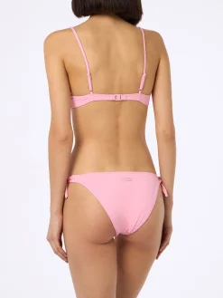 Rosa U-Ausschnitt-Bralette-Bikini für Damen von May Yali