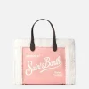 Rosa Vivian Handtasche mit Sherpa-Details
