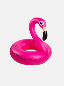 Rosafarbener aufblasbarer Flamingo-Schwimmer
