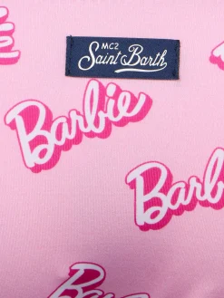 Rosafarbener Bralette-Bikini Jaiden für Mädchen mit Barbie-Logo-Print | BARBIE-SONDEREDITION