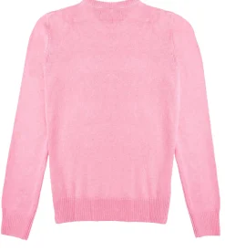 Rosafarbener Damenpullover Alles, was Sie brauchen, ist Liebesstickerei