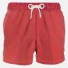 Rote Delavè-Badeshorts für Herren