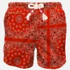 Rote Herren-Badeshorts