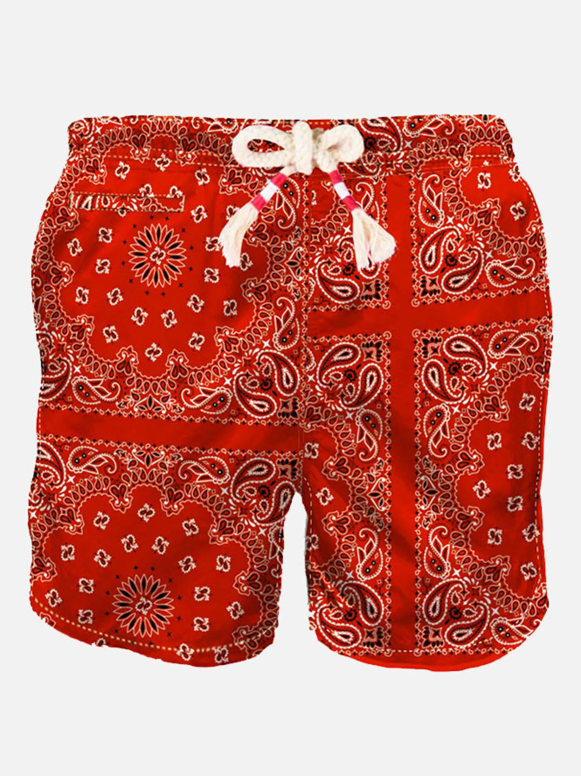 Rote Herren-Badeshorts