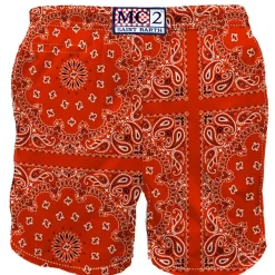 Rote Herren-Badeshorts