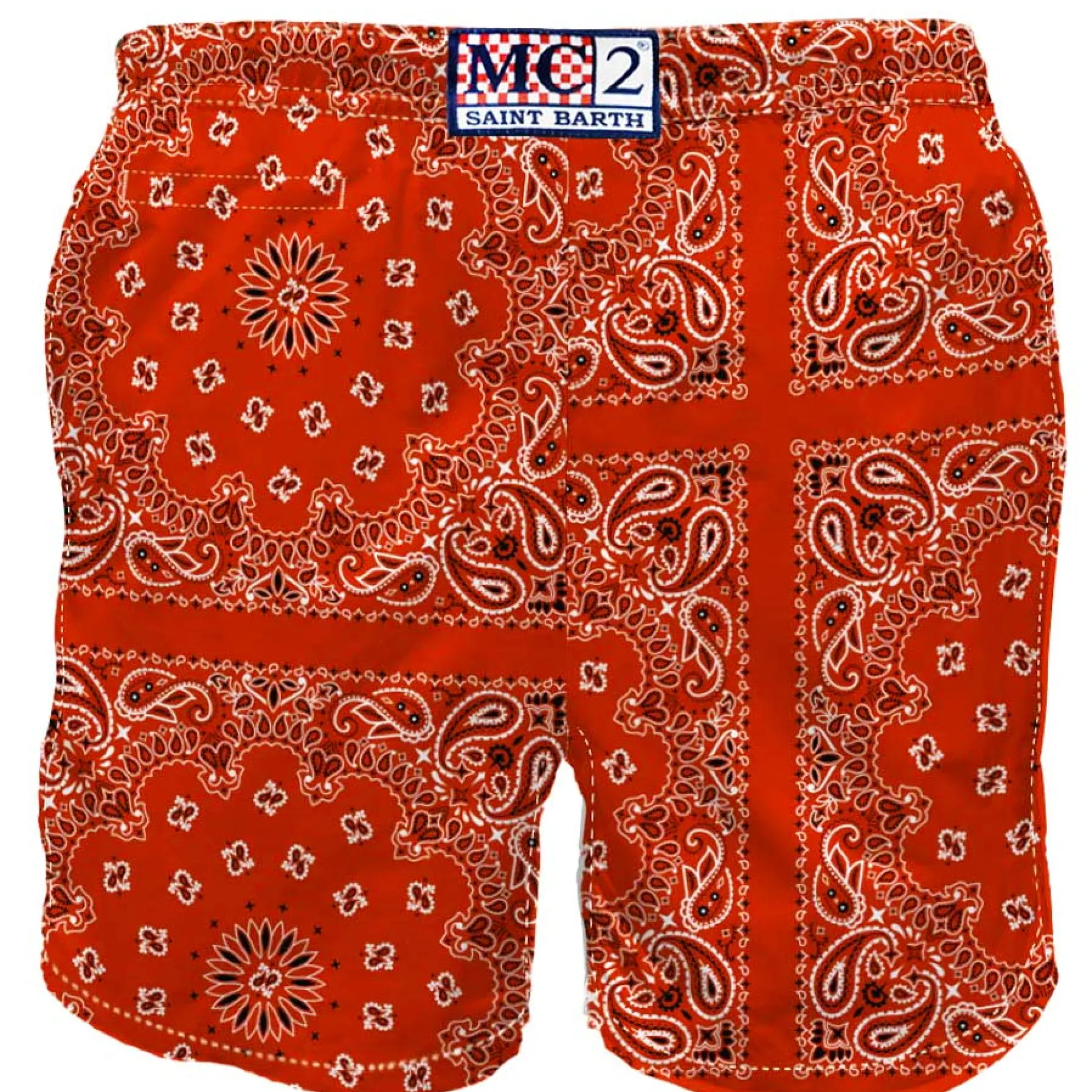 Rote Herren-Badeshorts