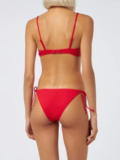 Roter Bügel-Bralette-Bikini für Damen Bea Virgo
