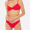 Roter Bralette-Bikini für Damen