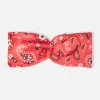 Rotes Bandana-Haarband für Damen