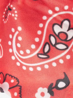 Rotes Bandana-Haarband für Damen