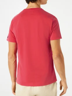 Rotes T-Shirt mit „Last Year“-Print