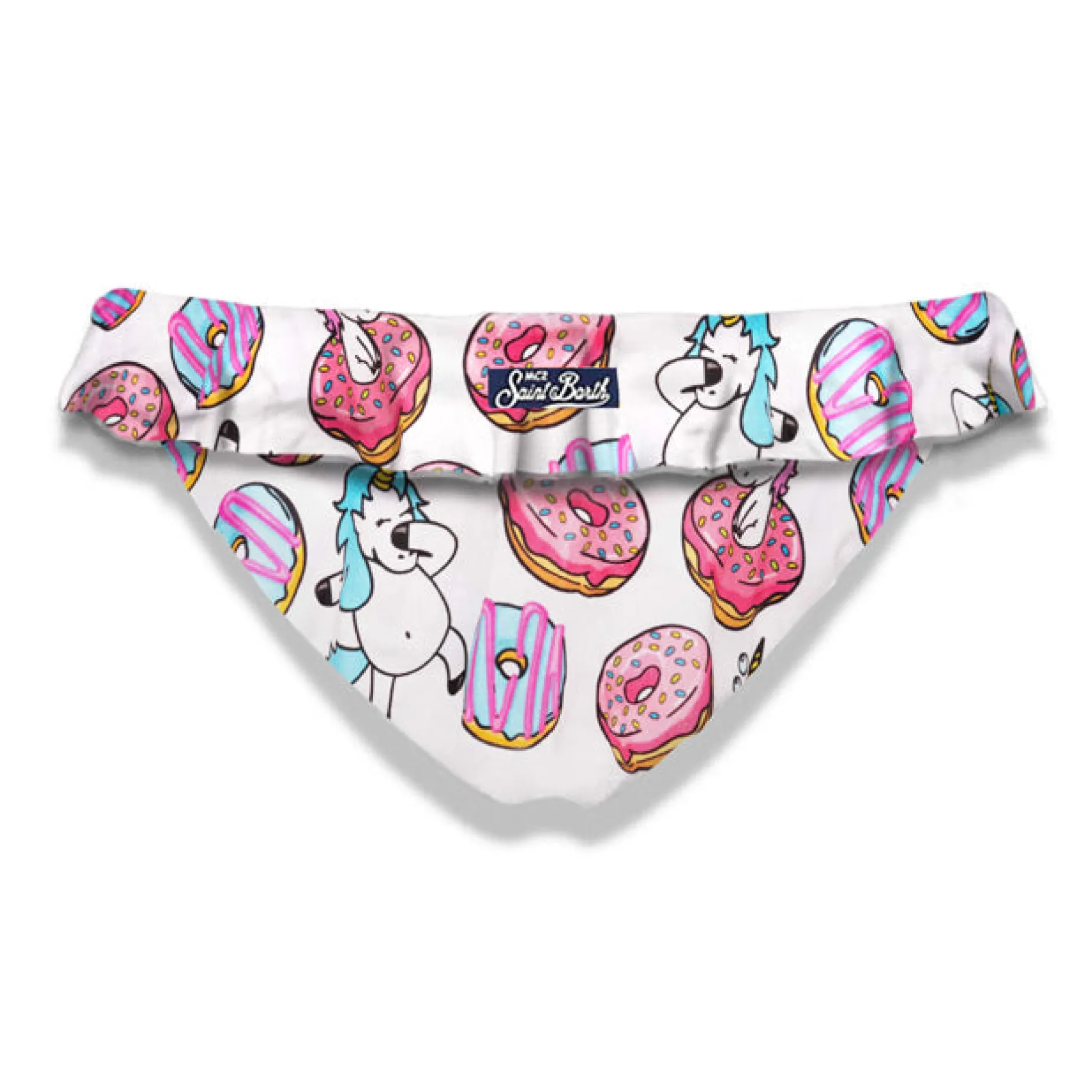 Rüschen-Badehose für Mädchen mit Einhorn-Print