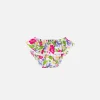 Rüschen-Badehose mit Enfant-Blumenprint und Schleifen