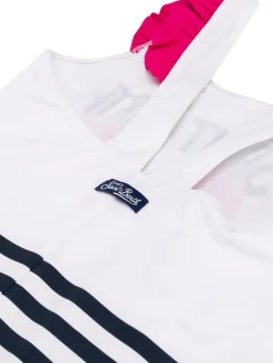Rüschen-Einteiler mit Flamingo-Herz-Print