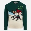 Rundhalspullover für Jungen mit Snoopy-Aufdruck und St. Barth Bob Club-Stickerei SNOOPY – PEANUTS™ SONDEREDITION