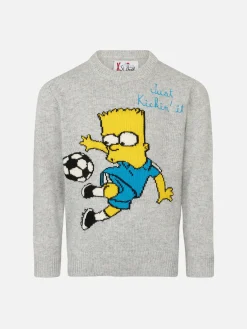 Rundhalspullover für Jungen mit Bart-Simpson-Aufdruck | THE SIMPSON SPECIAL EDITION
