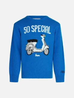 Rundhalspullover für Jungen mit Vespa-Aufdruck | VESPA® SONDEREDITION