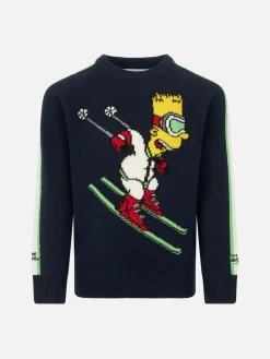 Rundhalspullover für Jungen mit Bart-Simpson-Aufdruck | THE SIMPSON SPECIAL EDITION