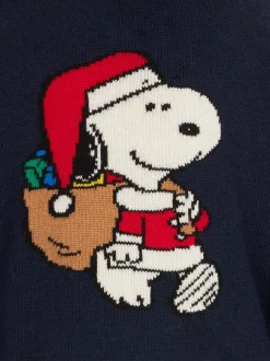 Rundhalspullover für Jungen mit weihnachtlichem Snoopy-Aufdruck | PEANUTS™ SONDEREDITION