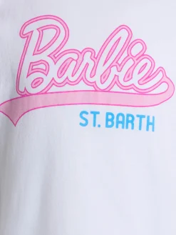 Rundhals-T-Shirt Elly aus Baumwolljersey für Mädchen mit Barbie Saint Barth-Aufdruck | BARBIE SPECIAL EDITION
