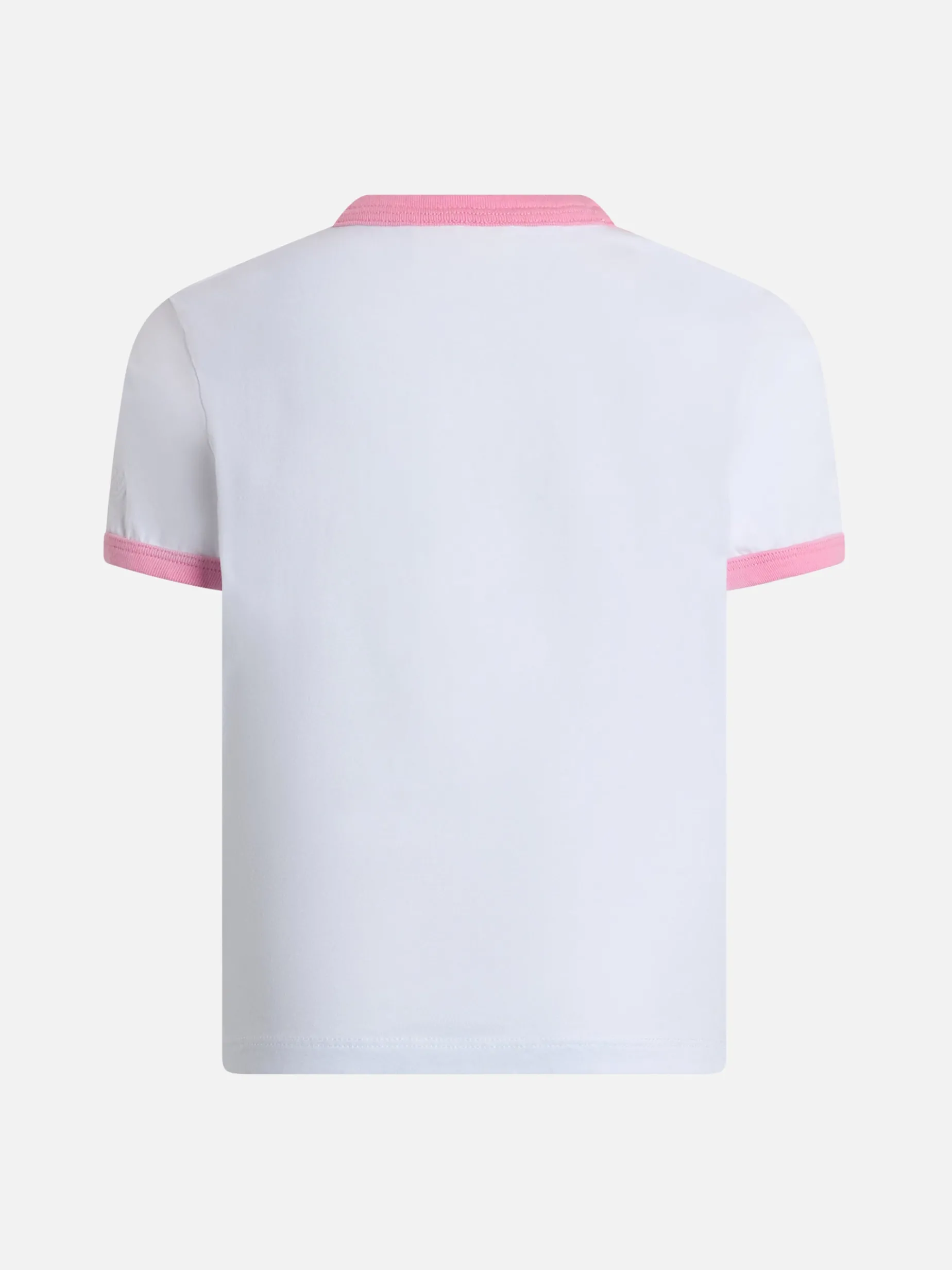 Rundhals-T-Shirt Elly aus Baumwolljersey für Mädchen mit Barbie Saint Barth-Aufdruck | BARBIE SPECIAL EDITION