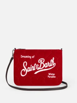 SamtHerzstepp Parisienne Sherpa Umhängetasche Clutch