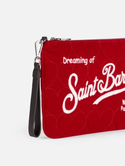 SamtHerzstepp Parisienne Sherpa Umhängetasche Clutch