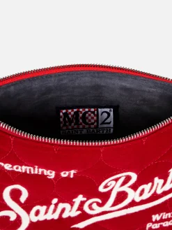 SamtHerzstepp Parisienne Sherpa Umhängetasche Clutch