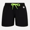 Schwarze Badeshorts aus leichtem Stoff für Jungen von Jean Lighting Pantone | PANTONE-SONDERAUSGABE