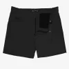 Schwarze Badeshorts für Männer