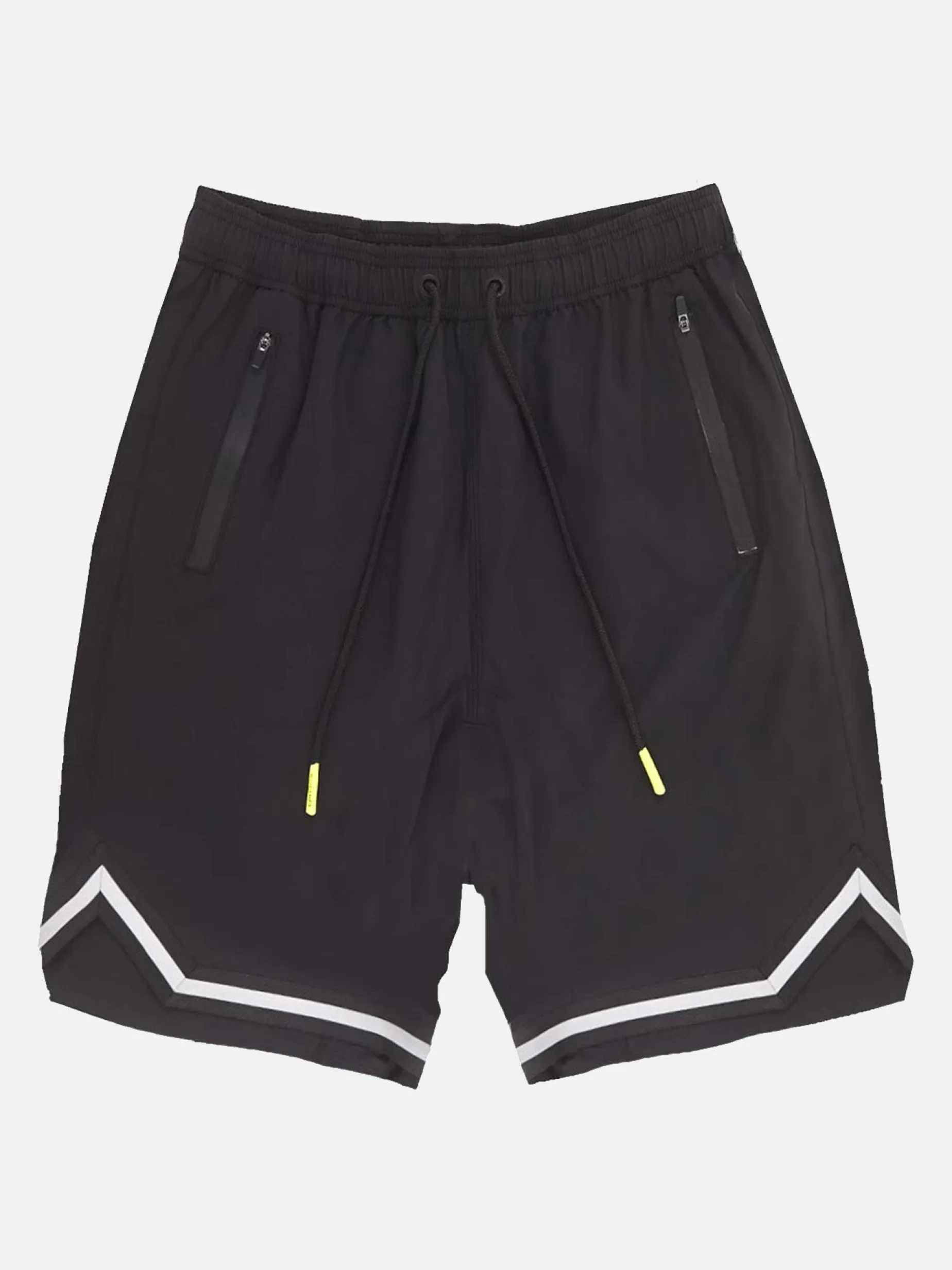Schwarze Badeshorts im Surf-Stil