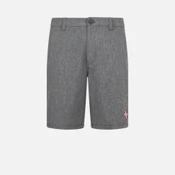 Schwarze Herren-Bermuda aus Ripstop-Stoff