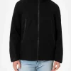 Schwarze 3-Lagen-Kapuzenjacke Parson für Herren