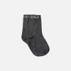 Schwarze Lurexsocken für Damen