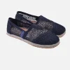 Schwarze Makramee-Espadrillas für Damen